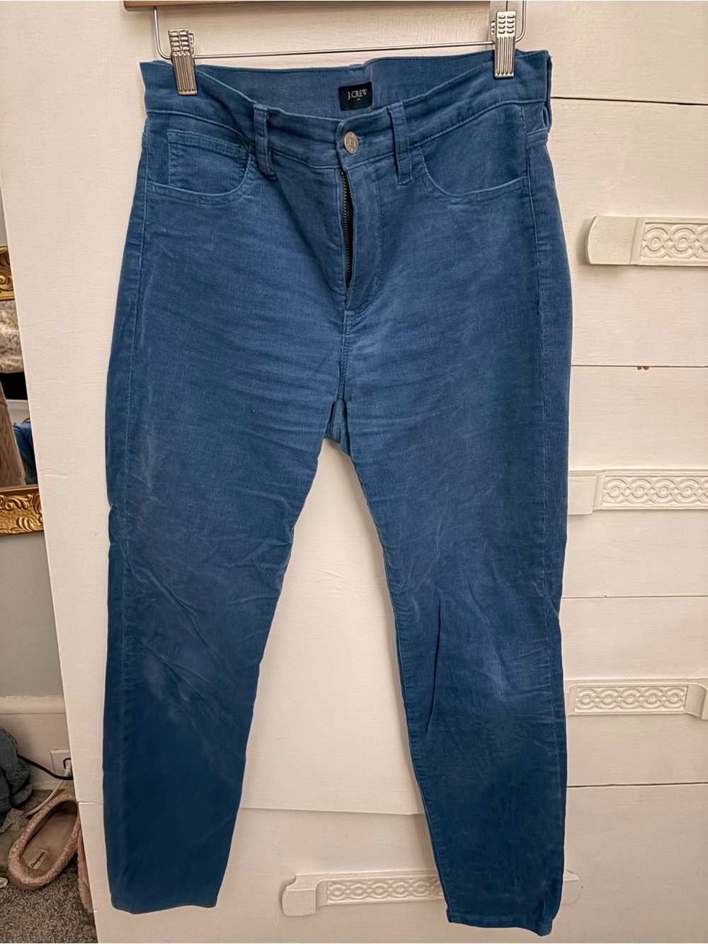 J. Crew Women’s Teal-Blue Ankle Crop Jeans